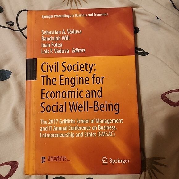 Civil Society: The Engine for Economic and Social Well-Being: The 2017 Griffiths - Picture 1 of 2